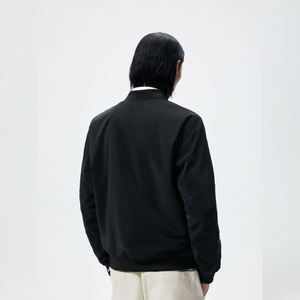 เสื้อแจ็กเก็ตบอมเบอร์ผ้าไนลอนโพลีเอสเตอร์สำหรับผู้ชายเสื้อแจ็กเก็ตบอมเบอร์ - Product Image 2