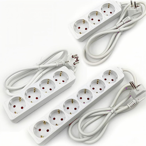 Regulador de extensión de 4 tomas con interruptor 16A/250V 3680W, longitud de 1.5/3/5m, color blanco, fabricado en China, Don Feliz - Product Image 3