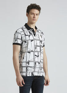 Conception OEM de chemise de golf avec logo personnalisé, anti-froissement, performance de luxe, haute qualité, 100% coton, impression par sublimation sur toute la pièce - Product Image 4