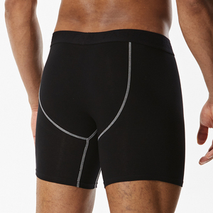 Shorts de compression homme Nylo Spandex Shorts serrés Logo personnalisé respirant hommes vêtements de sport Shorts de compression - Product Image 4