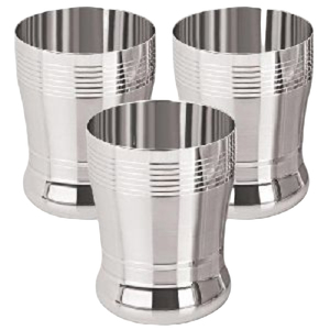 Vaso de cristal de acero inoxidable para cocina, vaso de Metal para el interior, producto de oferta para comprador comercial, Material ecológico, origen de la India - Product Image 6