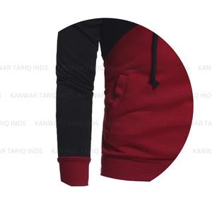 Sudadera con capucha de invierno de algodón 100% de peso pesado personalizada para hombre, jersey con cremallera sólida, Terry con hombro caído, con capucha misteriosa teñida lisa - Product Image 4