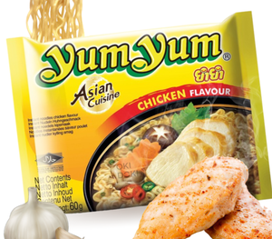 Fideos de pollo instantáneos Yum de cocción rápida 90x60g, superventas, aperitivos al por mayor a granel, suministro directo de fábrica - Product Image 2