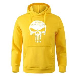 เสื้อฮู้ดแบบสวมศีรษะของผู้ชายปรับแต่งได้เสื้อฮู้ด100% ผ้าฝ้ายขายดีเสื้อแนวสตรีทแวร์ฤดูหนาวมีลายสีพื้นปก3D มาใหม่ - Product Image 2