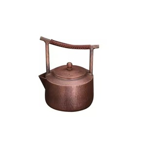 Bouilloire à thé en cuivre pour cuisinière à induction cafetière Antique sûre pour chauffage de l'eau maison hôtel cuisine décoration cadeau - Product Image 6