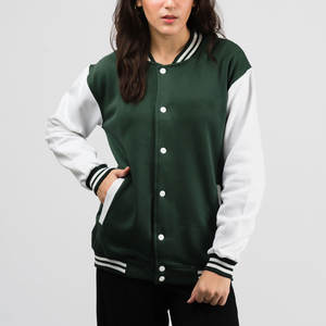 Veste universitaire personnalisée pour femmes avec broderie, veste de style streetwear universitaire personnalisée - Product Image 2