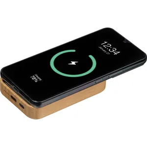 Power Bank in Bambù Magsafe - Personalizzabile per Promozioni - Product Image 2