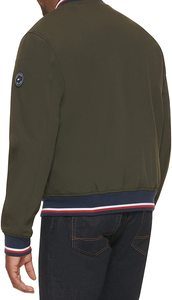 Blouson aviateur en cuir premium 2026 pour homme, luxe, toucher doux, décontracté, streetwear d'hiver, uni, broderie sur le devant, logo personnalisé - Product Image 4