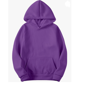 เสื้อฮู้ดสวมหัวผ้าฝ้ายโอเวอร์ไซส์สำหรับผู้ชาย, เสื้อฮู้ดสวมหัวโลโก้ออกแบบได้ตามต้องการเปิดไหล่และเรียบสำหรับฤดูหนาว - Product Image 1