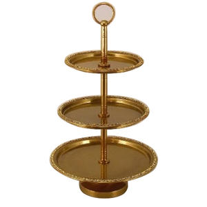 Soporte para Pastel de Madera con Acabado Esmaltado de Diseño Moderno para Bodas, Cumpleaños o Fiestas Navideñas - Product Image 2