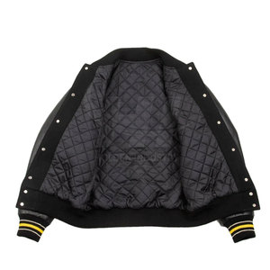 Veste Letterman en tissu chaud pour homme, coupe confortable, look tendance, en promotion - Product Image 2