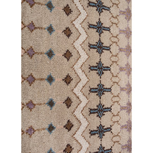 Manchaha Ivory Hand Knotted Wool Bamboo Silk <b>Rugs</b> Geometric Kilim Design for Home Entryway Hallway Bedroom-Model 9x12 Rectangle - Product Image 3