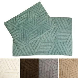 เสื่ออาบน้ำไมโครไฟเบอร์แบบทันสมัยผ้าฝ้ายเนื้อแข็งขนาด38x56ซม. 40x60ซม. 51x76ซม. สำหรับห้องน้ำอินเดีย - Product Image 2