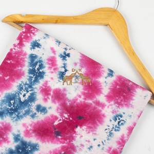 Multi-Color Tie-Dye Printed Cotton Fabric Unique Handcrafted Textile for Dresses <b>Crafts</b> Bags Curtains - Product Image 3