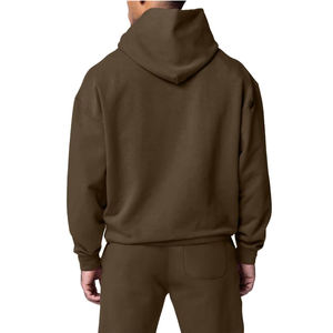 Sudadera con capucha personalizada unisex, sudaderas con capucha bordadas de diseñador, chándales lisos de manga regular para hombre, Sudadera con capucha personalizada, logotipo personalizado - Product Image 2