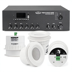 AUTHENTIQUE Système audio pour la maison avec livraison à domicile, comprenant 4 haut-parleurs de plafond C3 3 pouces 70 volts et un caisson de basses MA30BT 30W - Product Image 2