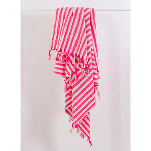 ผ้าขนหนูอาบน้ำ peshtemal hammam ผ้าฝ้ายมัสลิน90x180ซม. 400gr สีปลาแซลมอนจาก turkiye - Product Image 4