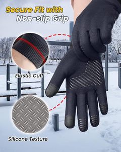 Tendance Gants d'hiver thermiques élégants Doublure douce Écran tactile Design convivial Conduite quotidienne Style de mode - Product Image 5
