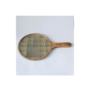 Espátula de paleta para Pizza de madera e impresa, pala para Pizza, tabla de cortar con mango, bandeja para Pizza, plato, utensilios para hornear, herramientas de pastelería - Product Image 4