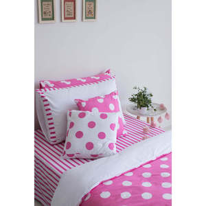 ¡Soy Rosa! Juego de Funda de Edredón y Funda de Almohada con Tela Rosa Premium para una Decoración de Dormitorio Elegante - Product Image 1