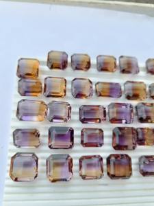 Pierres précieuses Mehrajudin, améthyste naturelle violette, forme rectangulaire, grande taille (25-30 carats), qualité supérieure, traitement par cirage/huile, lot - Product Image 3