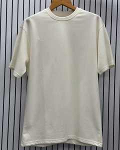 Fabricante personalizado francés Terry algodón 3/4 mangas Streetwear Camiseta Hombre Dtg impresión gráfico Boxy Fit camiseta recortada para hombres - Product Image 2