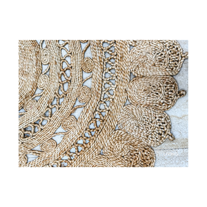 Elegant Jute <b>Rugs</b> for Living Room and Bedroom Natural Handmade Floor Carpet for Modern Interiors - Product Image 3