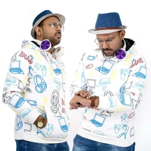 Pull à capuche personnalisé pour les garçons et les filles Gamming Coupe unisexe avec options de conception personnelles Élégant, durable et confortable - Product Image 3