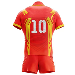 Uniforme de rugby à séchage rapide Uniforme de rugby de haute qualité Conception de logo personnalisé Vêtements de sport Uniforme de rugby - Product Image 3