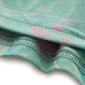 Brand New Women's Acid Wash Cotton <b>Crop</b> Top <b>Loose</b> Casual Printed <b>T</b>-<b>Shirt</b> Plain Trousers Women's Clothing - Product Image 3