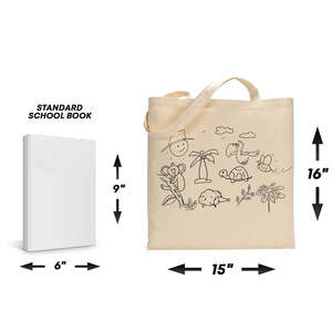 Sac fourre-tout noir à motif tropical pour enfants, idéal pour le coloriage et la peinture (niveau avancé) – Sacs à bandoulière et sacs messager pour étudiants - Product Image 3
