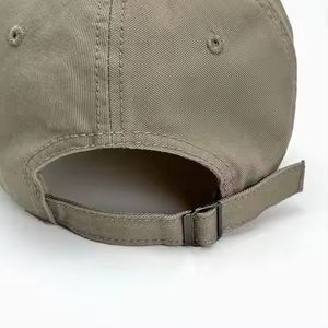 Gorro de Lona de 6 Paneles Ajustable, Unisex, Informal, Deportivo, para Exteriores, 100% Algodón, para las Cuatro Estaciones, Personalizable, Venta Caliente ODM - Product Image 6
