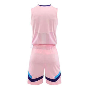 Uniforme de basket-ball durable, coutures renforcées, taille plus, évacuation de l'humidité, léger, respirant, 100% polyester pour adulte - Product Image 3
