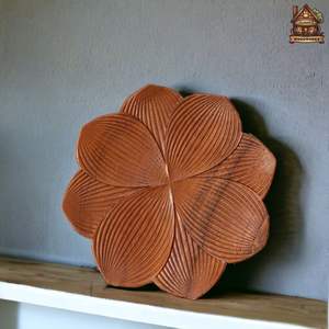 Plato de cena de madera hecho a mano personalizado para el hogar y la cocina, plato de madera maciza de Acacia Natural, tamaño personalizado a bajo precio - Product Image 1