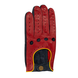 Gants de conduite en cuir de mouton Heavy Duty Meilleure performance Nouveau design Logo personnalisé Gants durables pour conducteur de voiture Fashion - Product Image 5