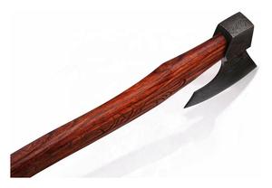 Cabeza de hacha de acero de Damasco de grado industrial con mango de madera grabado a mano, servicio OEM/ODM de calidad superior personalizado al por mayor - Product Image 4