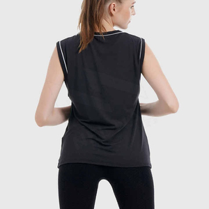 Débardeurs courts en tricot solide personnalisés pour femmes en gros sans manches en coton décontracté été hauts OEM/ODM usine grande taille disponible - Product Image 6