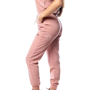 Uniformes de enfermera de color sólido Venta caliente Antiarrugas Lavable Algodón Hecho Hospital Uniforme de enfermera - Product Image 4