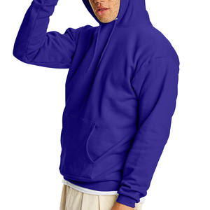 Sweat à capuche 100% coton pour hommes en éponge française coupe régulière imprimé en relief Streetwear automne approvisionnement OEM - Product Image 6