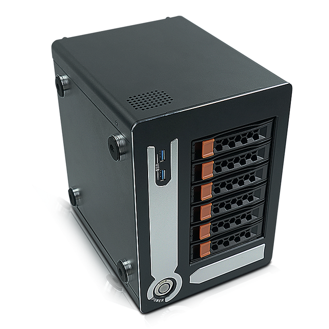 Nas Hard Drive 4 Tb Server Case 2.5 Inch Personal 6 Bay Server Computer B365 Six Hard Disk Slots Cloud Nas Storage Network