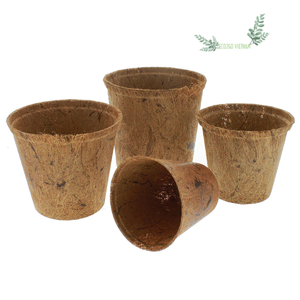 Macetas de fibra de coco reutilizables 100% al por mayor/Macetas de fibra de coco/Maceta de fibra de coco hecha en Vietnam - Product Image 1