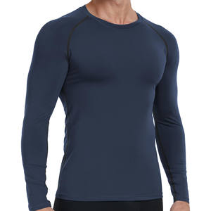 OEM ODM Rash Guard pour hommes Rash Guard personnalisé imprimé par sublimation Gym Surf Plongée Chemises de compression Rash Guard pour adultes - Product Image 3