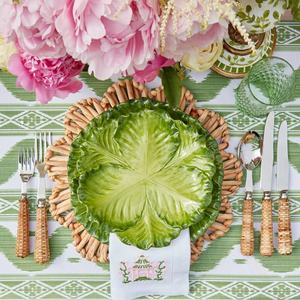 Attractive Look High Quality Wholesaler <b>Hand</b> Braided Water Hyacinth Flower Shaped Placemats - Product Image 5
