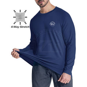 Chemises de compression à manches longues pour hommes, respirantes, légères et à séchage rapide, pour l'entraînement en salle de sport - Product Image 3