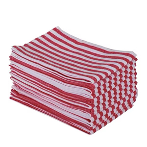 Set of 6 Quick-Dry Disposable Recycled Cotton Striped <b>Towels</b> Customisable for Golf & <b>Car</b> Care Woven Techniques - Product Image 1