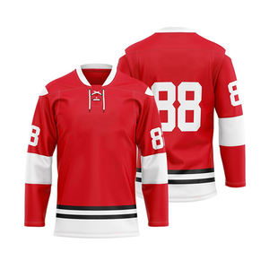 Jersey y uniforme de hockey sobre hielo para adultos de moda personalizable, ropa sublimada de alta calidad - Product Image 4