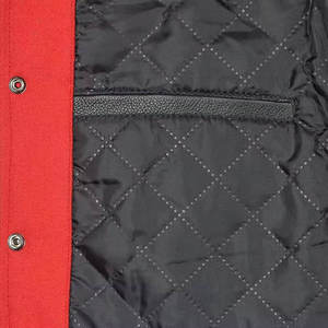 Chaqueta de Béisbol Bordada de Lana Cómoda de Fábrica, Artículo de Alta Calidad en Oferta, Chaqueta Universitaria con Estampado de Letras para Hombre - Product Image 4