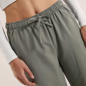 Pantalones Cargo de Lona para Mujer, Diseño Personalizado OEM, Venta Caliente, Cintura Alta, Cierre con Cordón, Transpirables, de Secado Rápido - Product Image 5