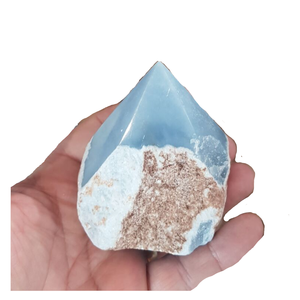 High Quality angelite point cut base <b>crystal</b> point healing natural beauty Is a perfect Home or Office <b>decoration</b> master - Product Image 6