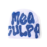 Bonnet en tricot jacquard Y2K avec strass, design personnalisé, livraison rapide, prix fabricant usine